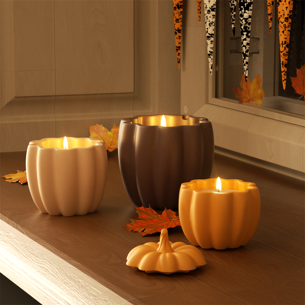 Idli Steamer Mold - Nicole Round Pumpkin Candle Jar Silicone