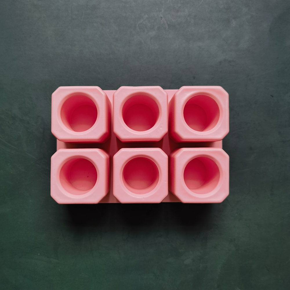 Idli Steamer Mold - 6 Holes Silicone Potting Mold DIY