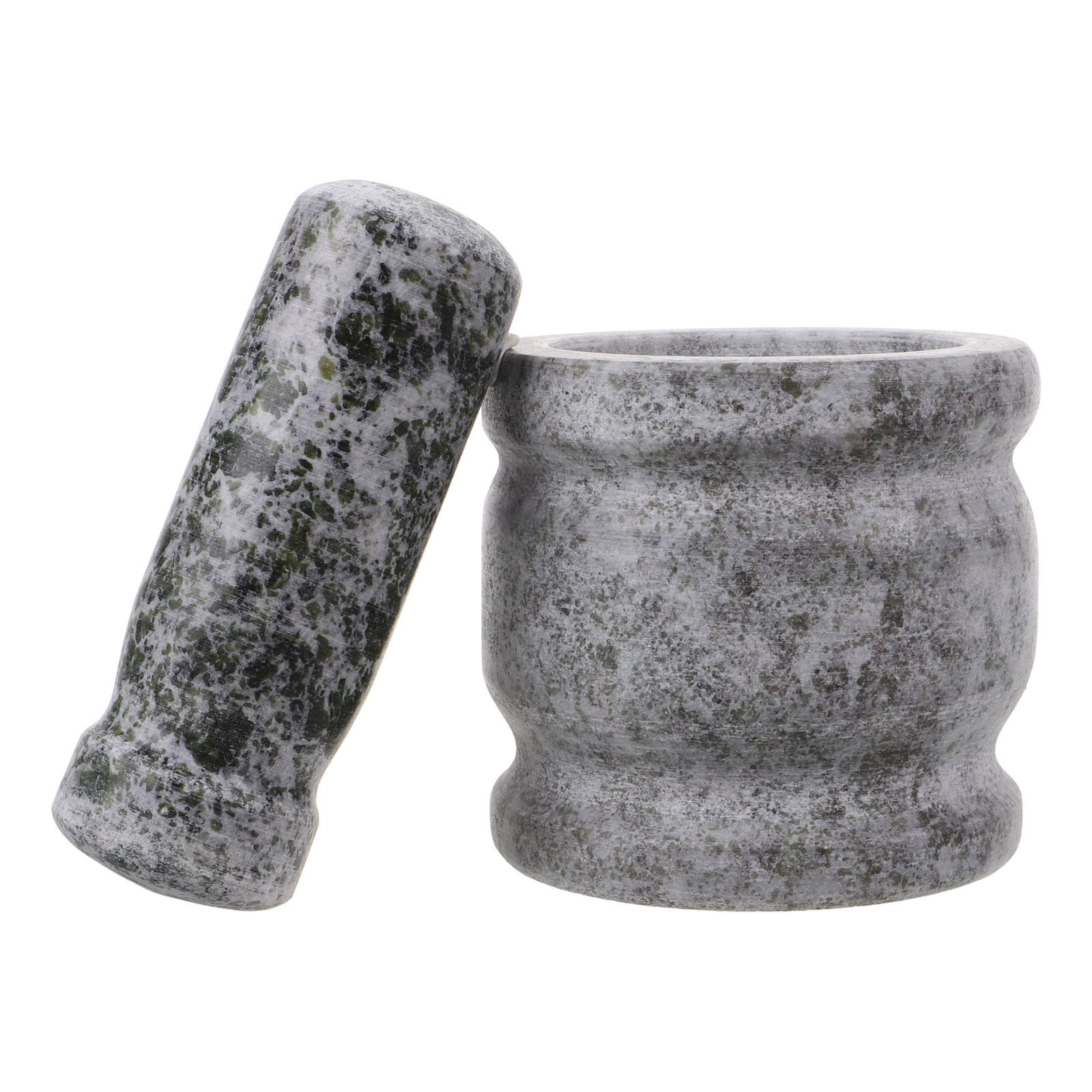 Mortar Pestle Granite - 1Set Ergonomic Granite Pestle and Mortar