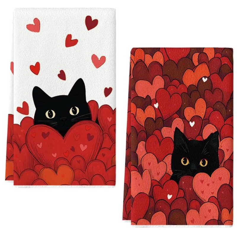 2Pcs, Heart-Shaped Black Cat K - Home Cooking For Cats incelemesi ve fiyatı