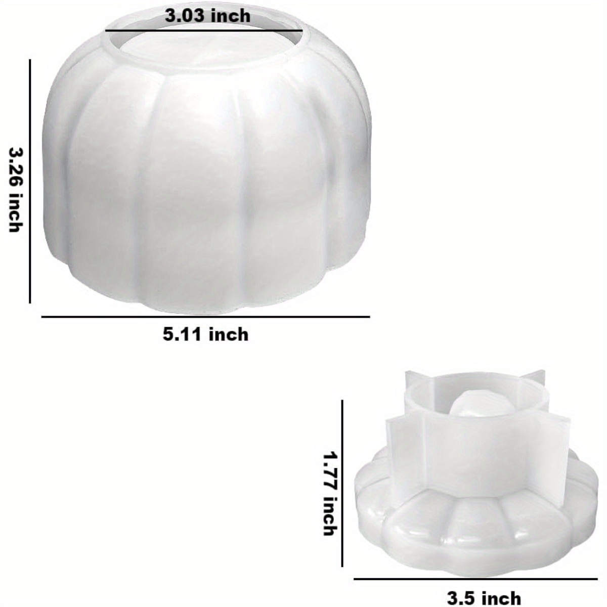 5'' Large Pumpkin Jar Mold, Ha - Idli Steamer Mold incelemesi ve fiyatı