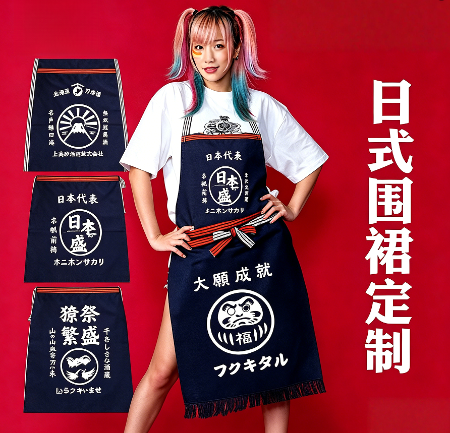 Japanese Style Waist Apron Can - Home Cooking Japanese incelemesi ve fiyatı