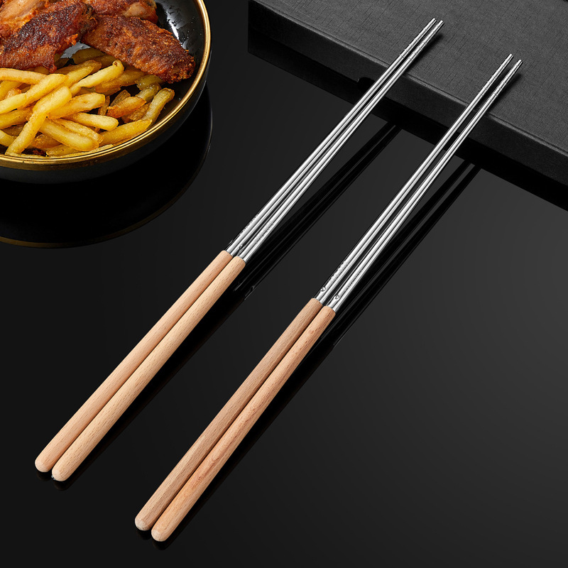 1Pair Stainless Steel Chopstic - Home Cooking Chinese incelemesi ve fiyatı