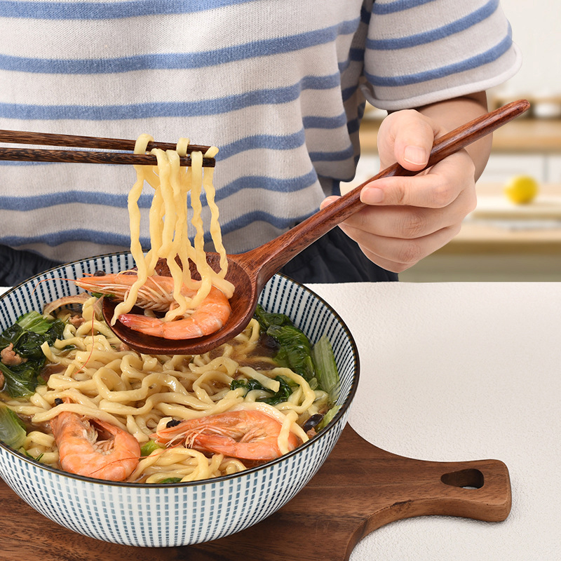 Long Handle Ramen Wooden Spoon - Home Cooking Japanese incelemesi ve fiyatı