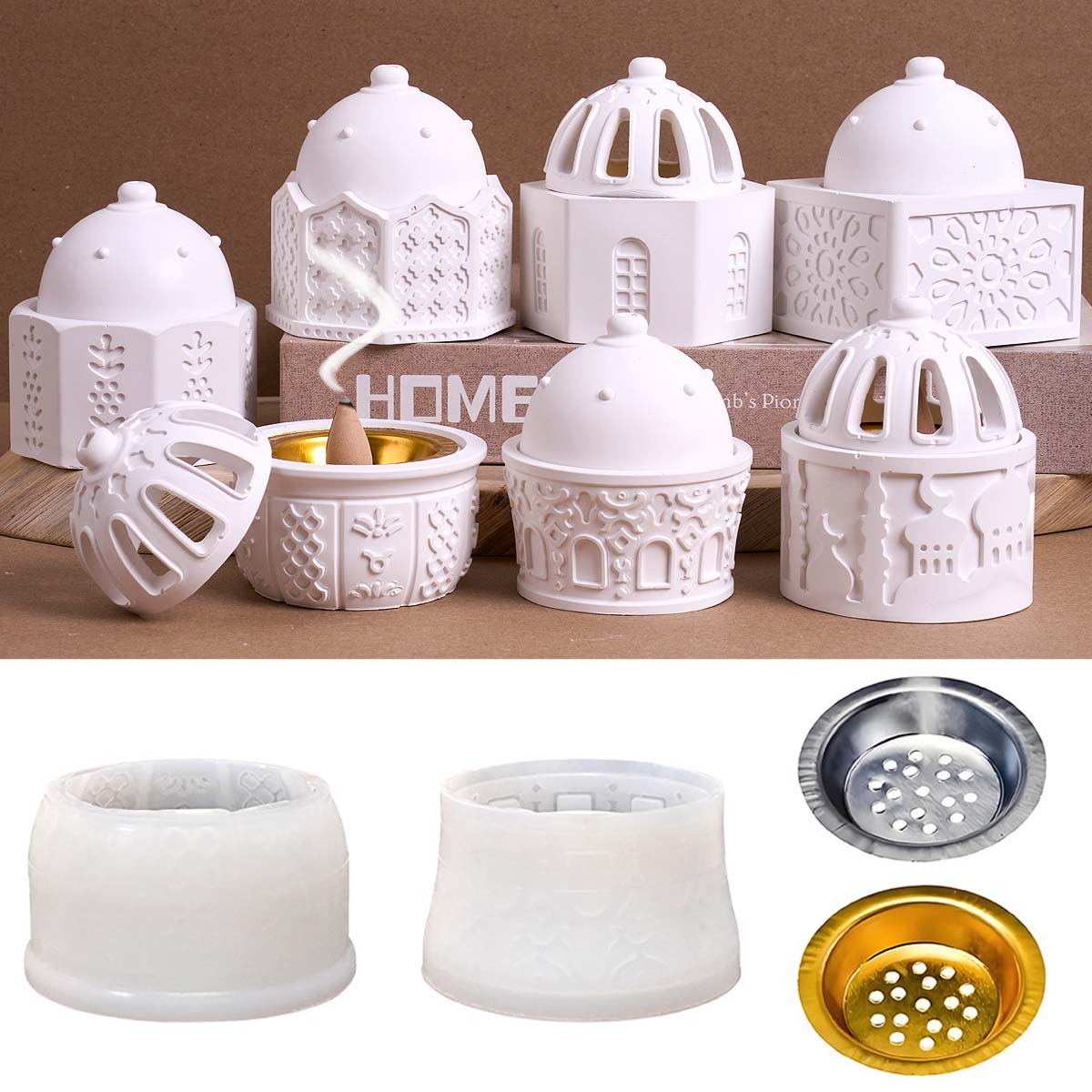Round Relief Candle Jar Silico - Idli Steamer Mold incelemesi ve fiyatı