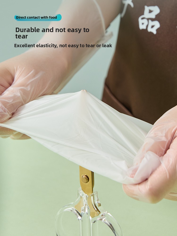 Food ade PVC Gloves Disposable - Home Cooking Oil Disposal incelemesi ve fiyatı