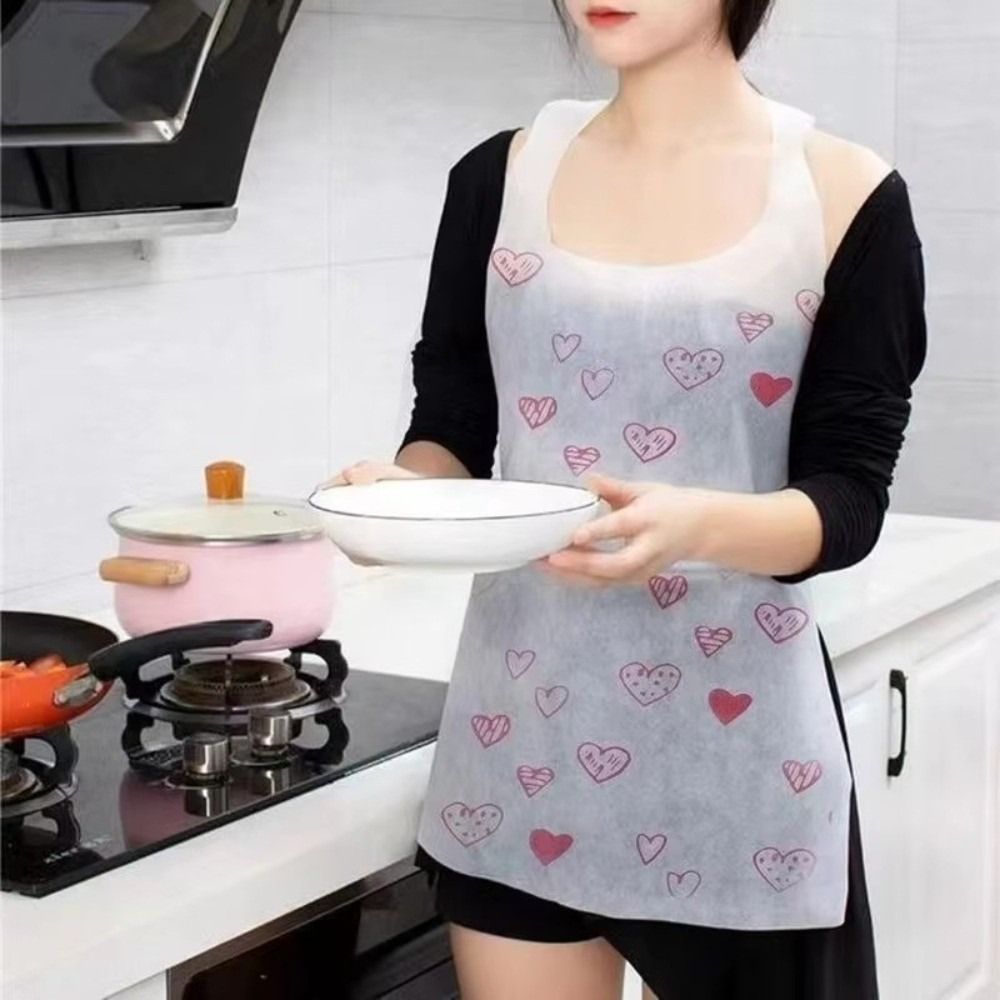10Pcs/Bag Heart Printed Dispos - Home Cooking Oil Disposal incelemesi ve fiyatı