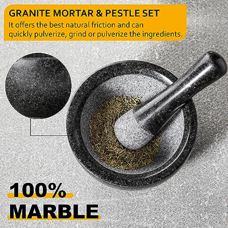 Velaze Large Mortar and Pestle - Mortar Pestle Granite incelemesi ve fiyatı