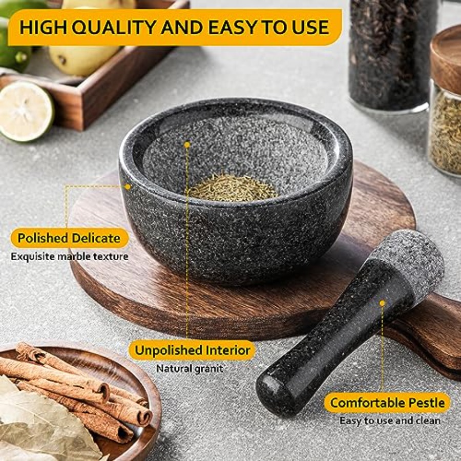 Velaze Large Mortar and Pestle - Mortar Pestle Granite incelemesi ve fiyatı