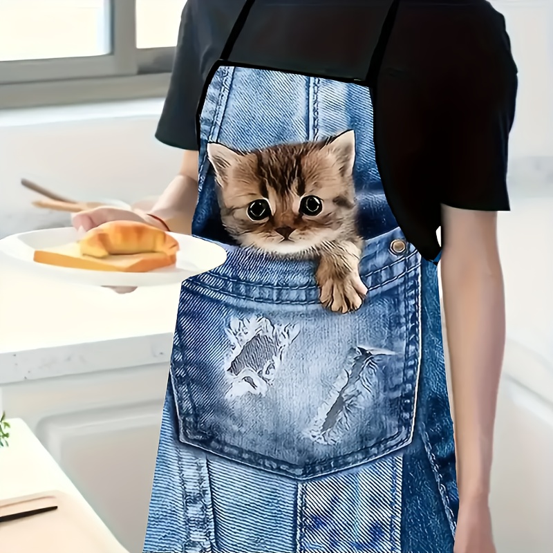 1pc Cute Denim Blue Pocket Cat - Home Cooking For Cats incelemesi ve fiyatı