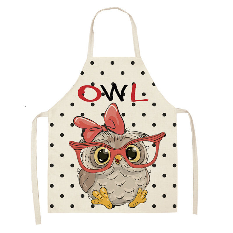 Owl Sleeveless Chef Apron Line - Home Cooking Chef incelemesi ve fiyatı