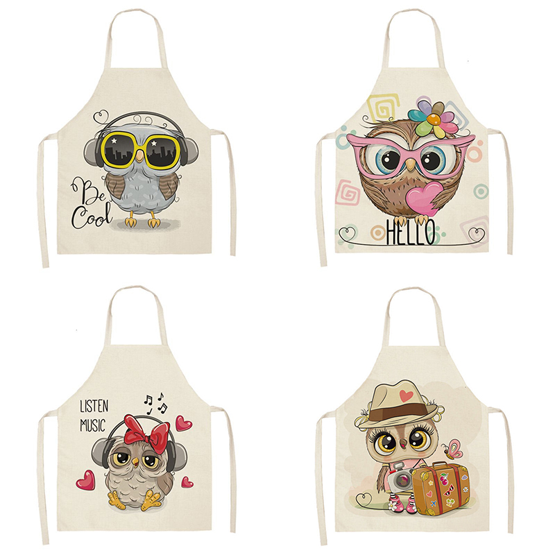 Owl Sleeveless Chef Apron Line - Home Cooking Chef incelemesi ve fiyatı