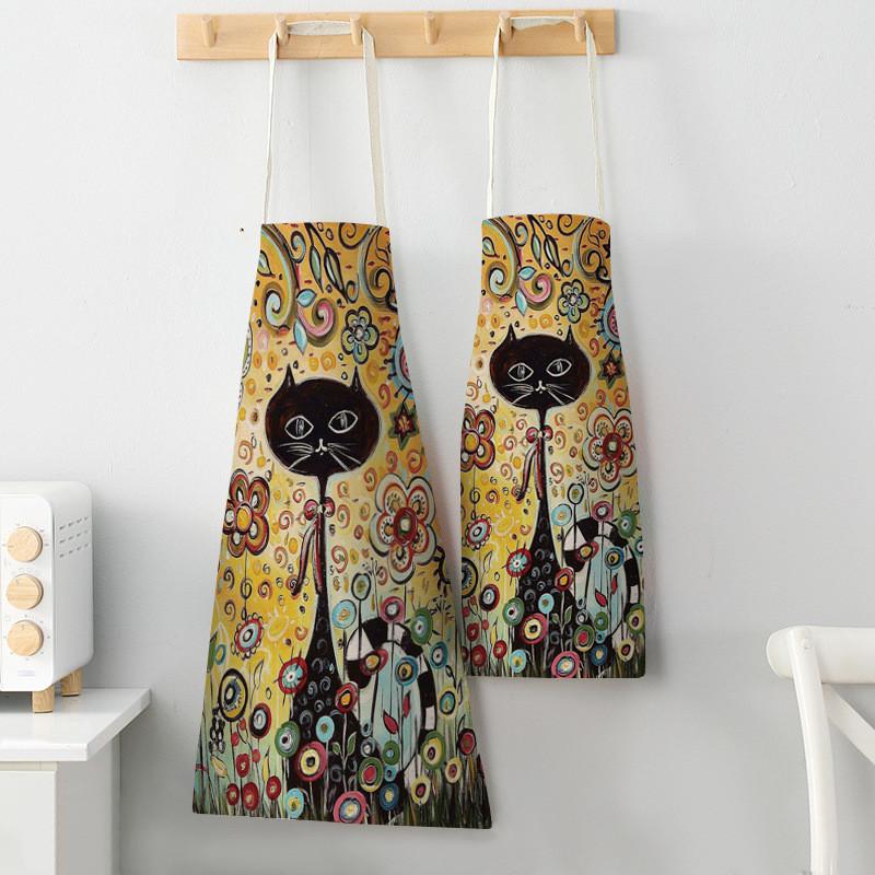 Flower Kitchen Cooking Apron C - Home Cooking For Cats incelemesi ve fiyatı