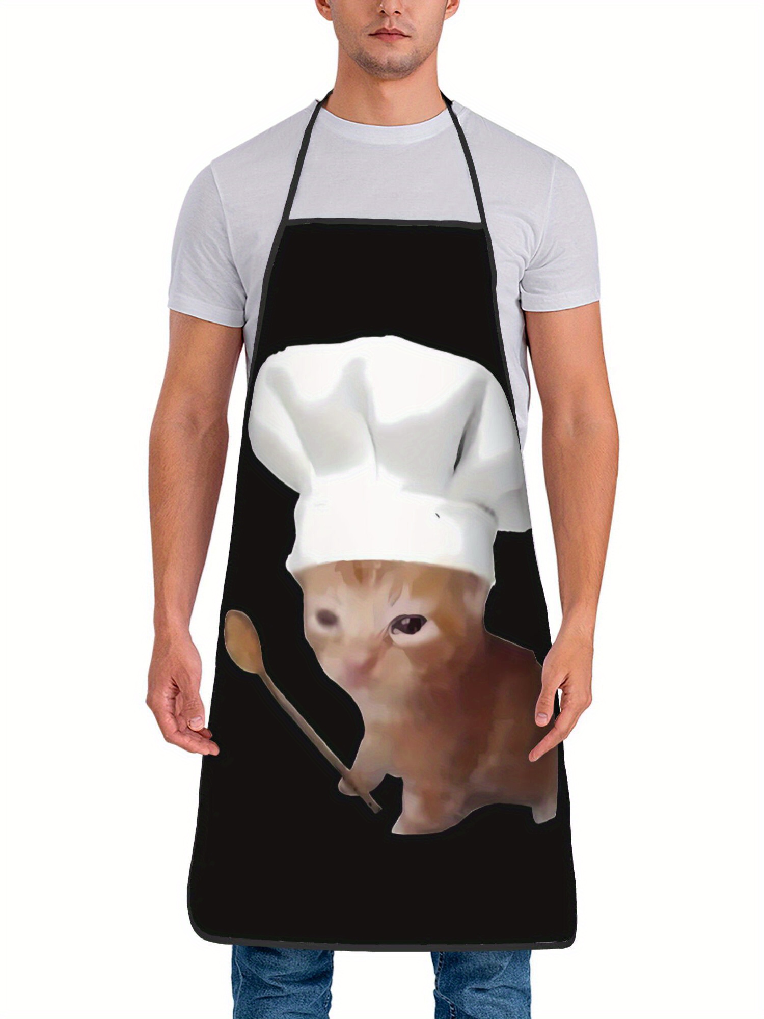 Funny Chef Crying Cat Apron Ki - Home Cooking For Cats incelemesi ve fiyatı