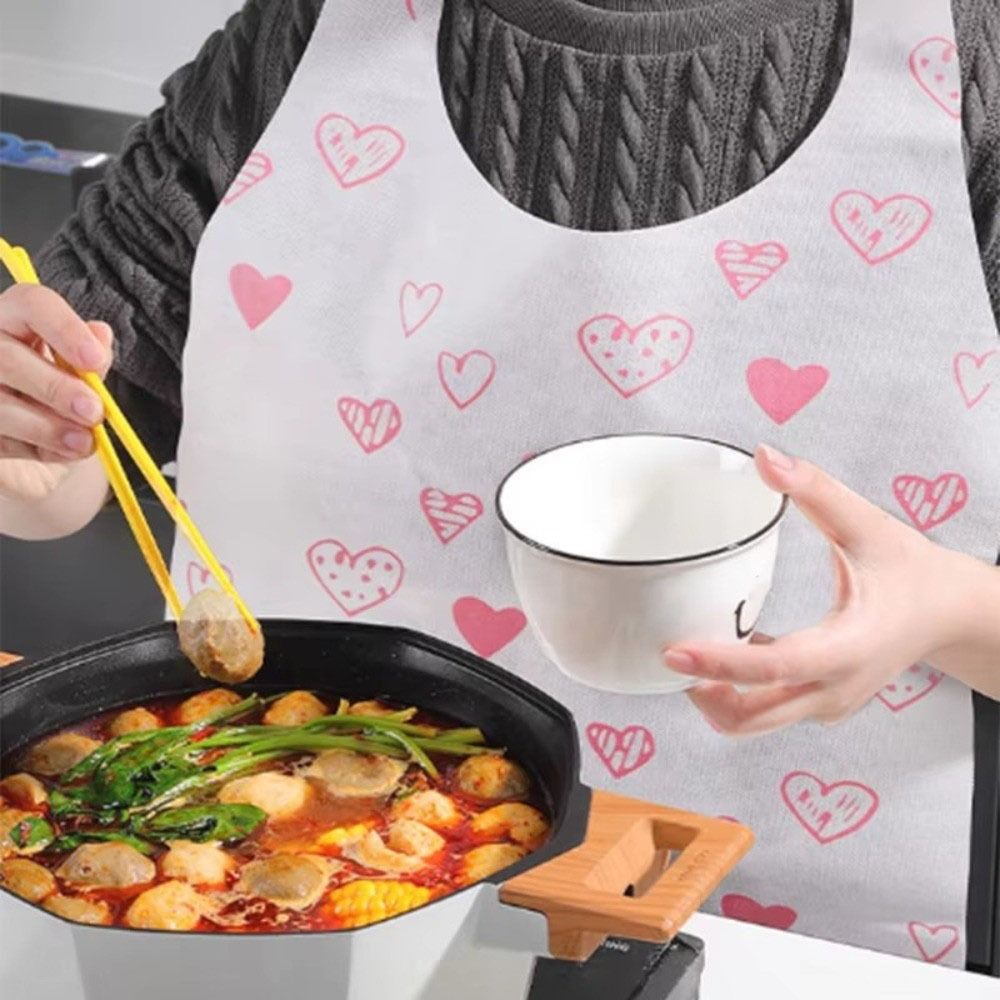 10Pcs/Bag Portable Heart Print - Home Cooking Oil Disposal incelemesi ve fiyatı
