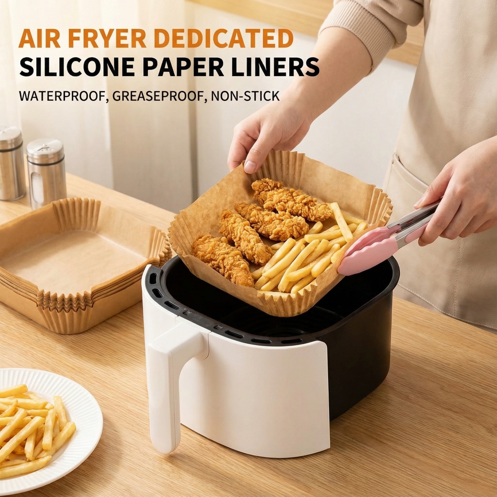 100pcs Thickened Air Fryer Pap - Home Cooking Oil Disposal incelemesi ve fiyatı