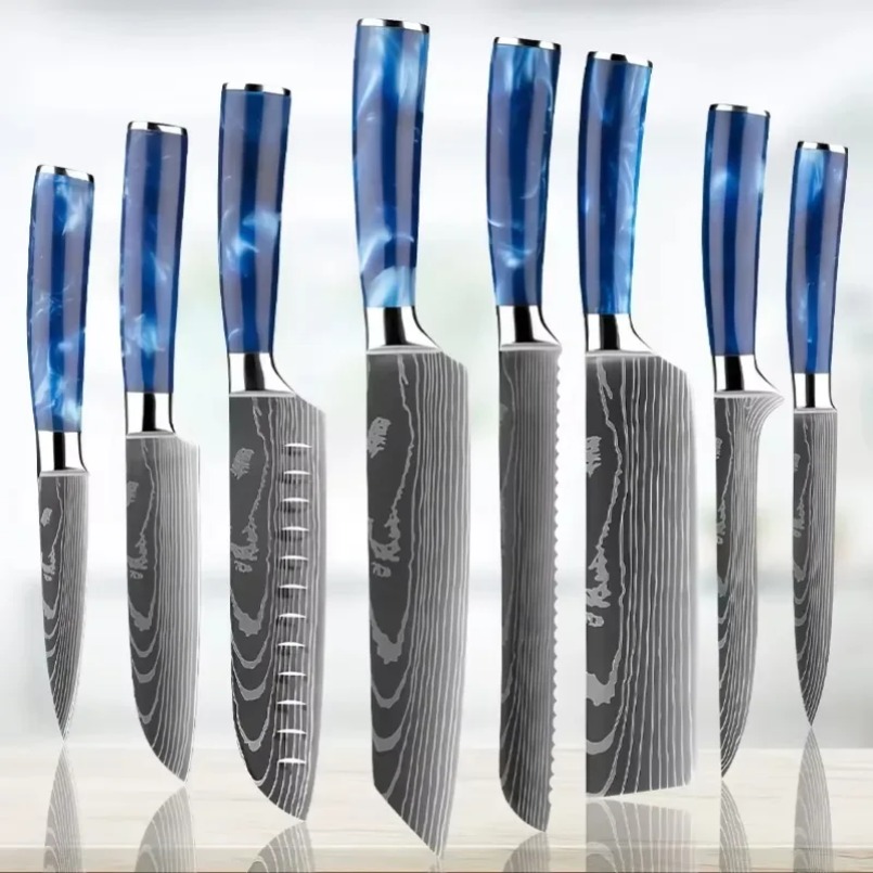 Damascus Patterned Laser Steel - Home Cooking Japanese incelemesi ve fiyatı
