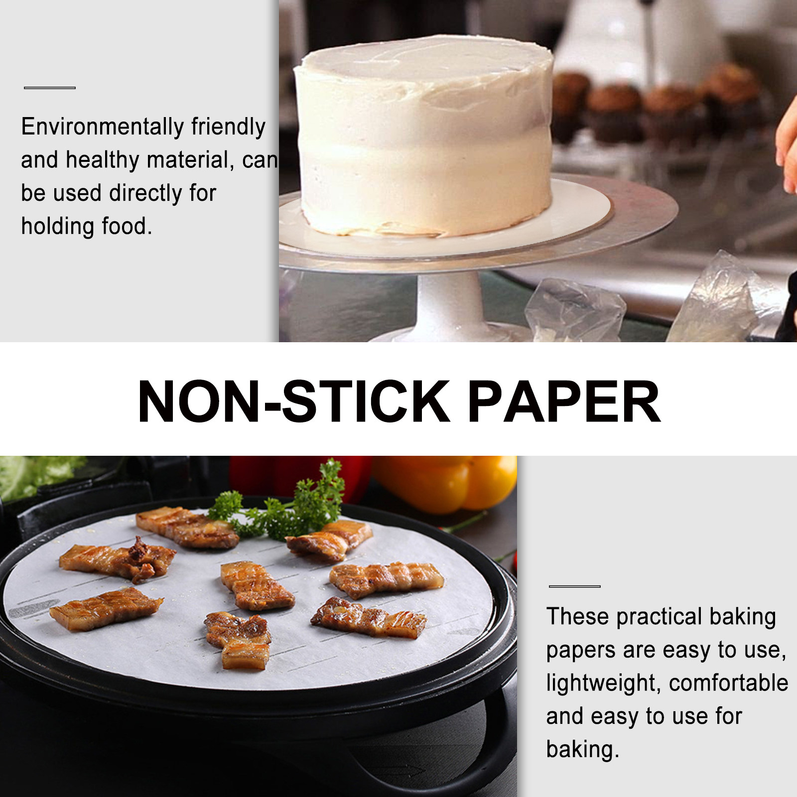500Pcs Silicone Oil Paper Set  - Home Cooking Oil Disposal incelemesi ve fiyatı