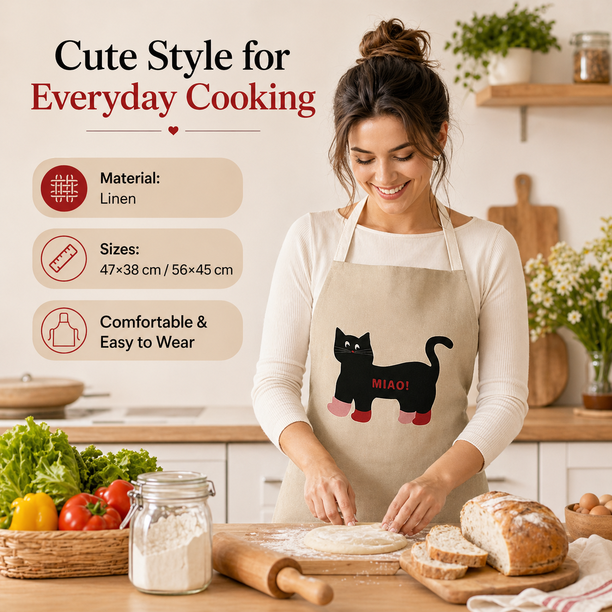 Cute Black Cat White Rabbit Li - Home Cooking For Cats incelemesi ve fiyatı