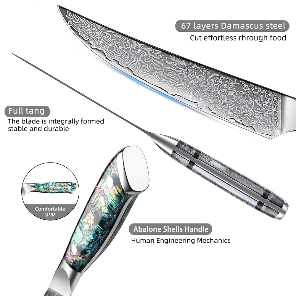 Japanese Damascus Steel Utilit - Home Cooking Japanese incelemesi ve fiyatı