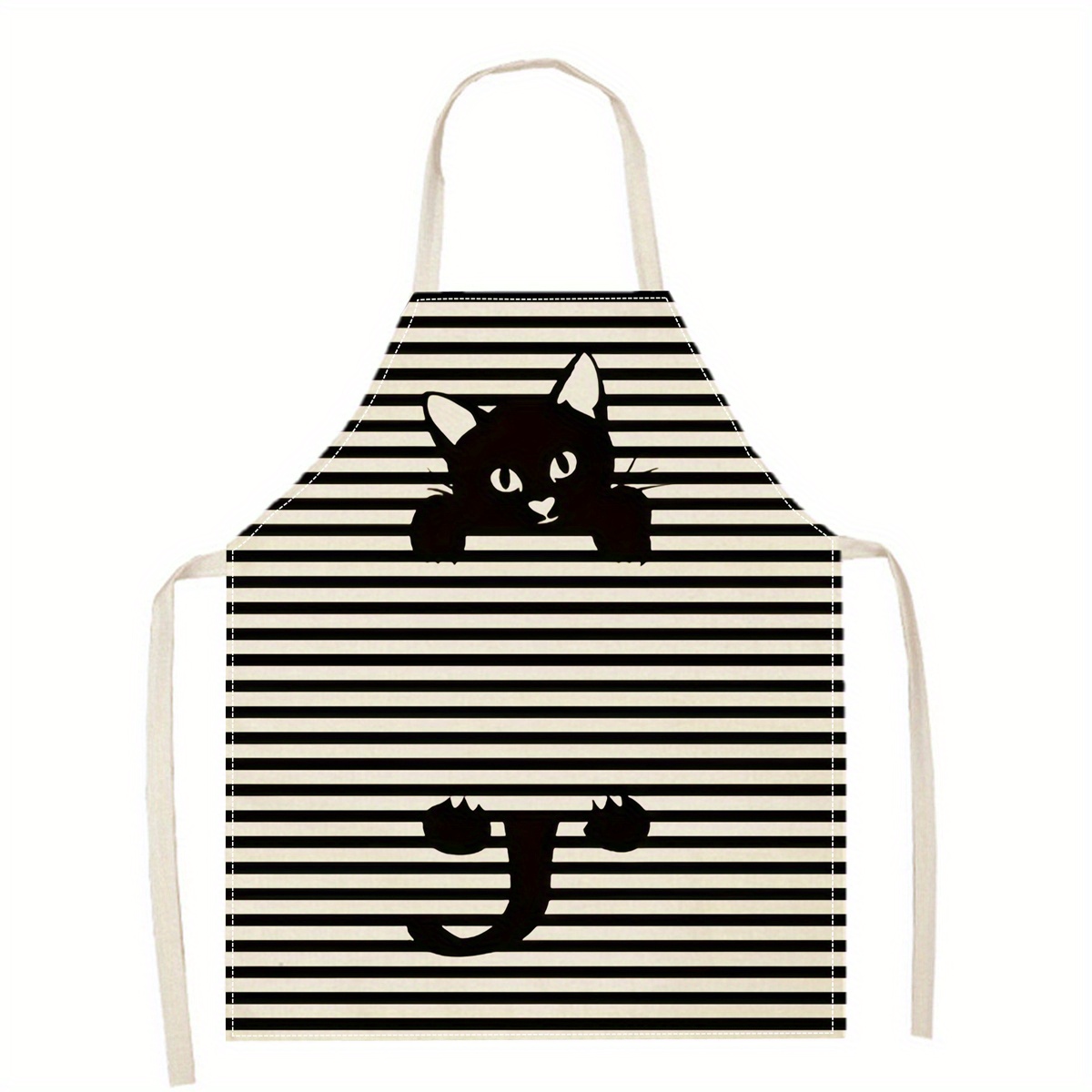 Linen Apron Funny Cat Sunglass - Home Cooking For Cats incelemesi ve fiyatı