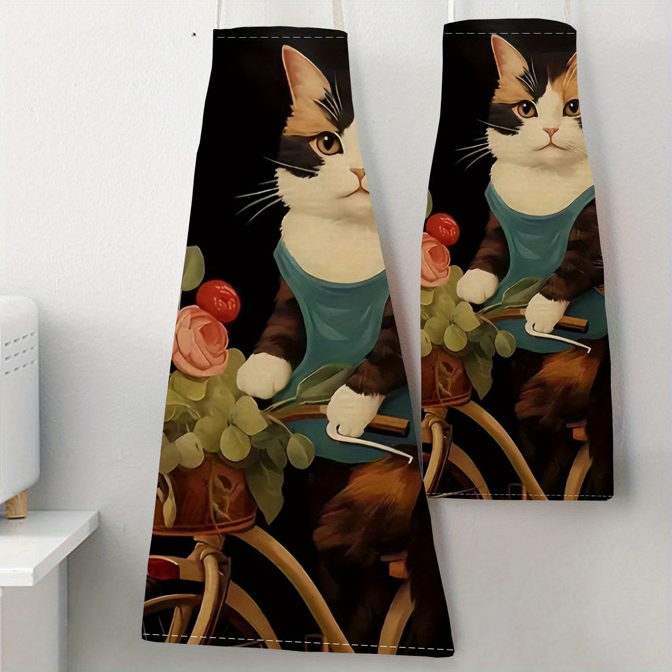 Linen Apron Funny Cat Sunglass - Home Cooking For Cats incelemesi ve fiyatı