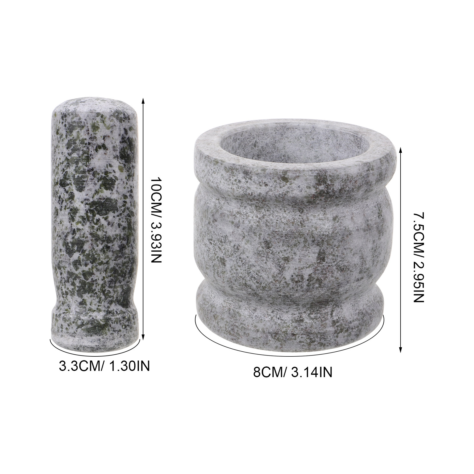 1Set Ergonomic Granite Pestle  - Mortar Pestle Granite incelemesi ve fiyatı