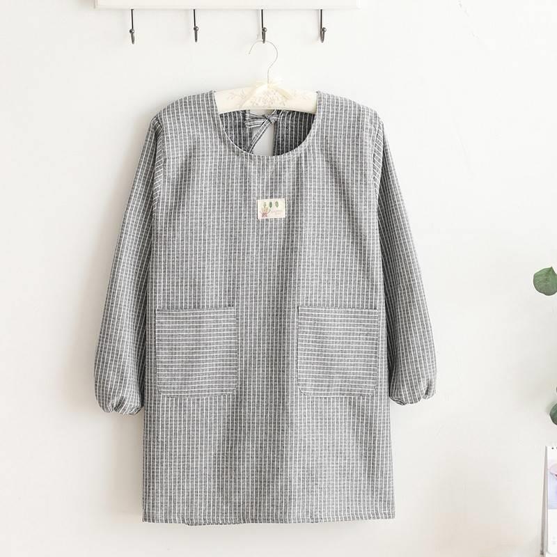 Long Sleeve Apron Women's Fash - Home Cooking Oil Disposal incelemesi ve fiyatı