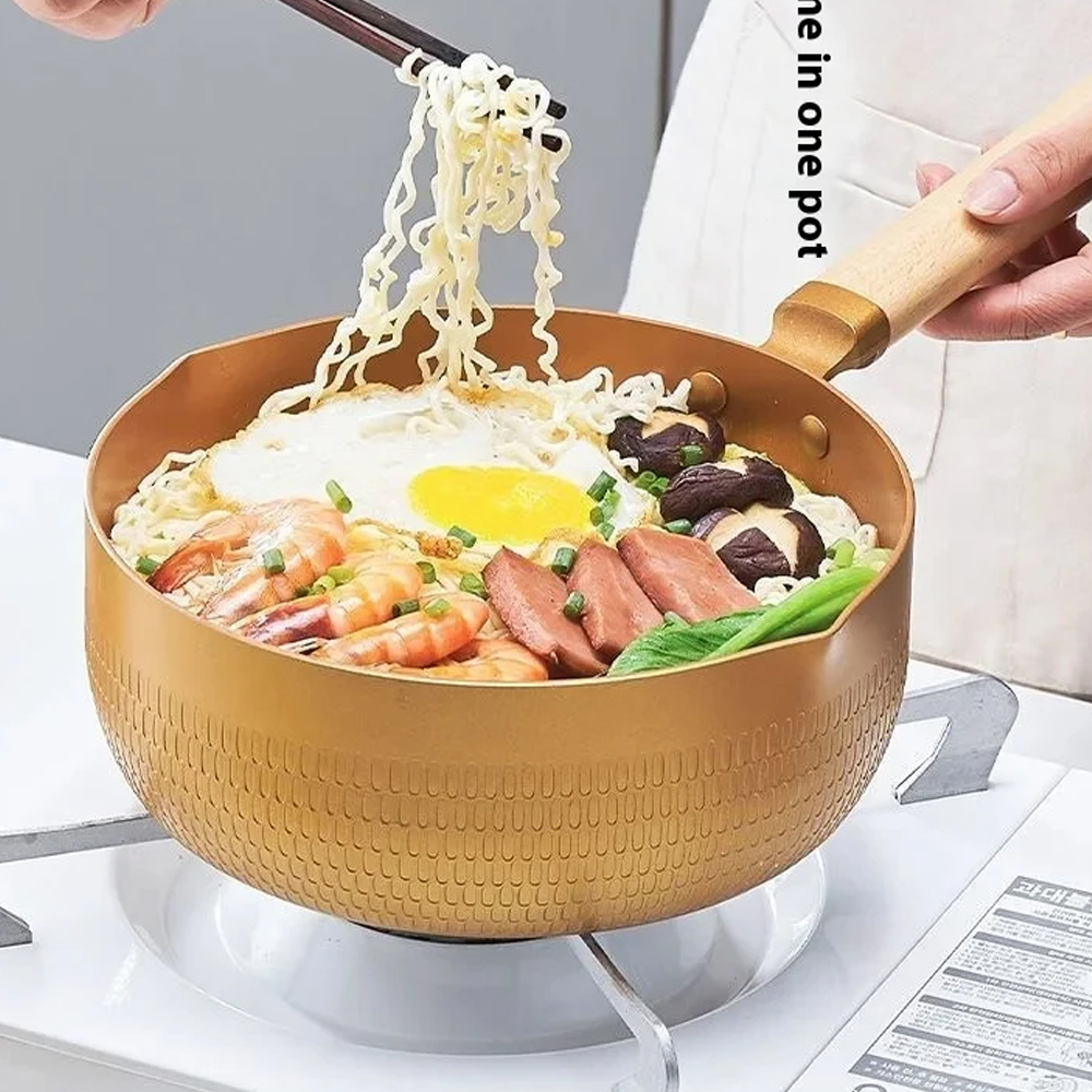 18/20/24cm Gold Soup pot Japan - Home Cooking Japanese incelemesi ve fiyatı